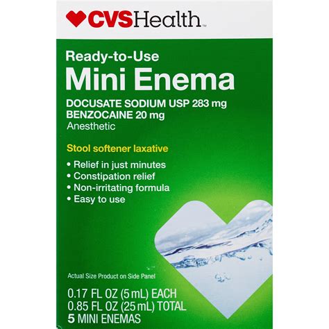 enema cvs|CVS Health Ready.